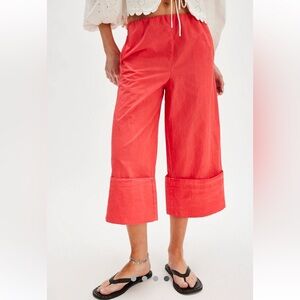 Free People Coral Wide-Leg Pants